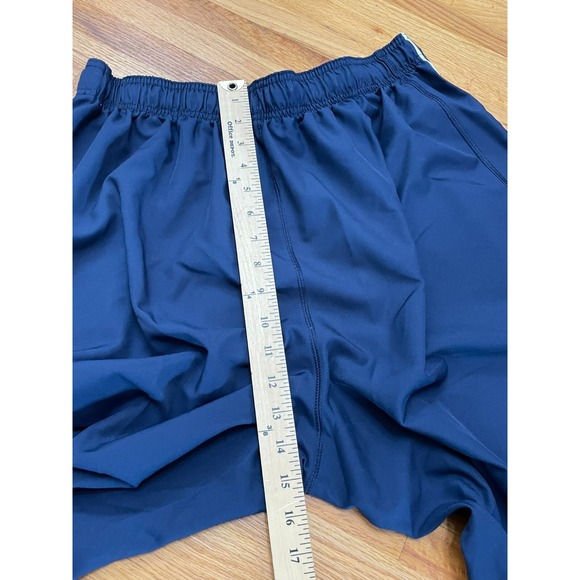 Nike Dri-Fit Men's Pants Track Basketball Y2k Ankle Zip Hem Flat Front‎ XL Blue - Picture 5 of 9